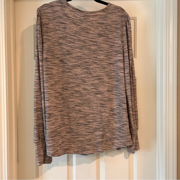 NWT Apt 9 Pink Marled Knot Front Top - Picture 6 of 6